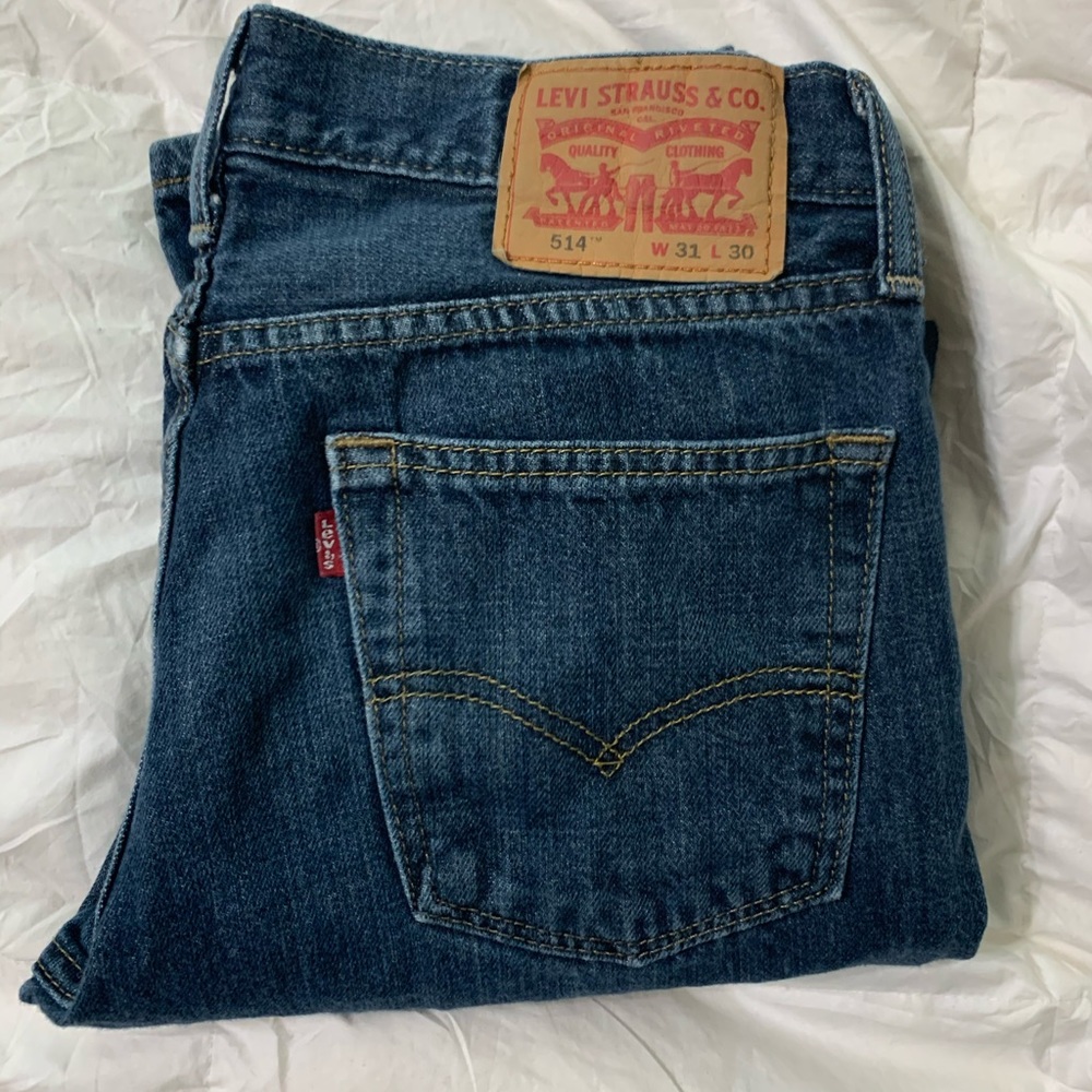 Levi’s 514 denim blue 31 x 30 straight jeans